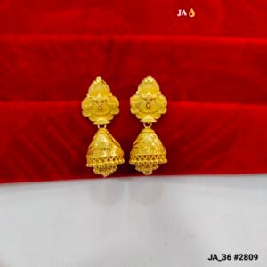 Imperial Shield-Top Tapered Jhumkas DN- 2809