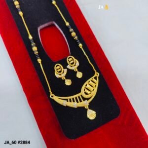 Floral Cutwork Gold-Finish Mangalsutra DN- 2884