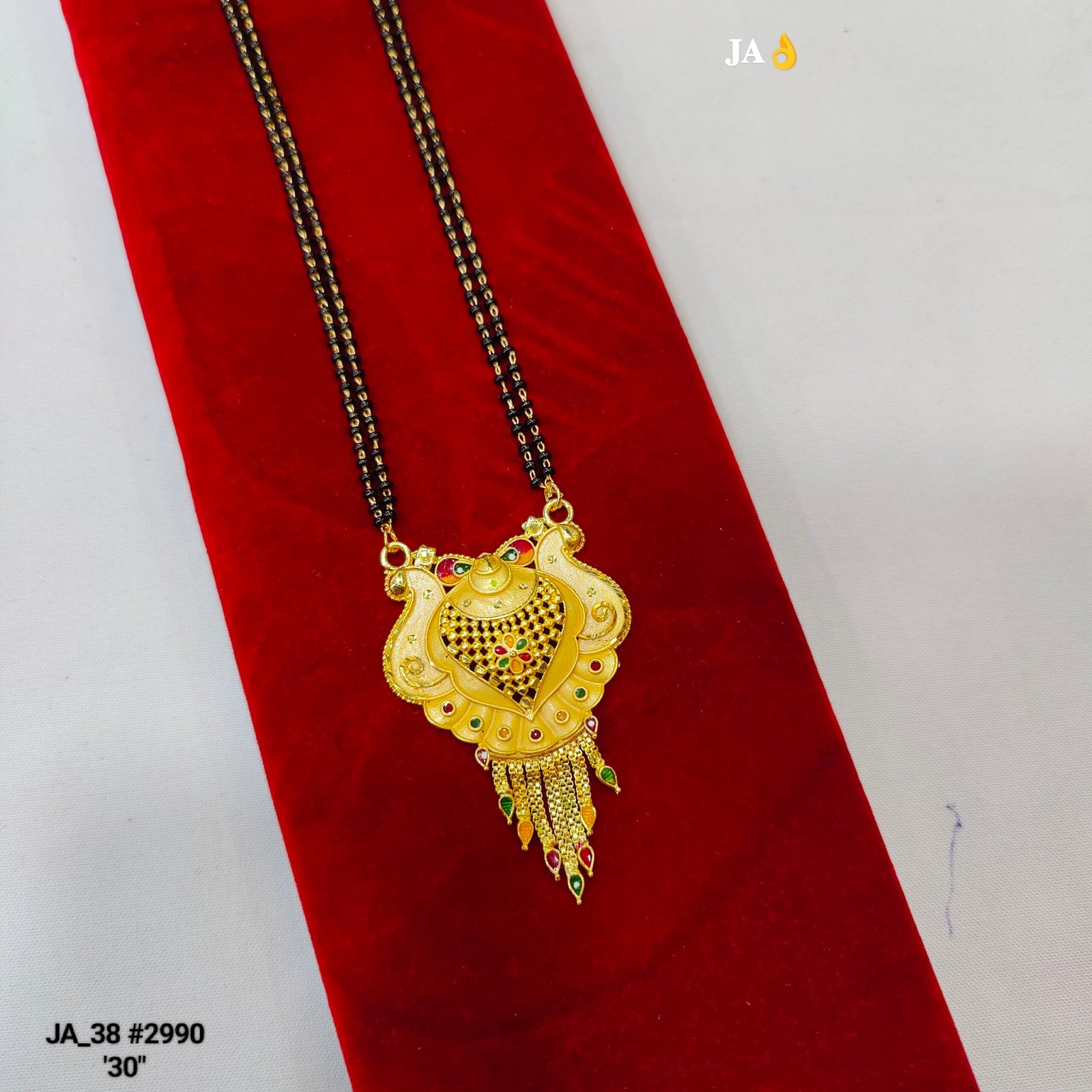 Regal Heart-Shield Long Mangalsutra DN -2990