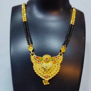 Heart Designer Gold Plated Long Mangalsutra DN -2997