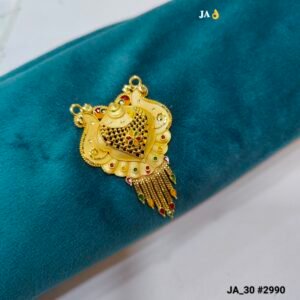 Royal Heart-Style Gold-Plated Pendant– DN- 2990