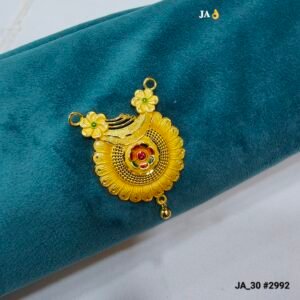 Exclusive Floral Gold-Plated Pendant– DN- 2992