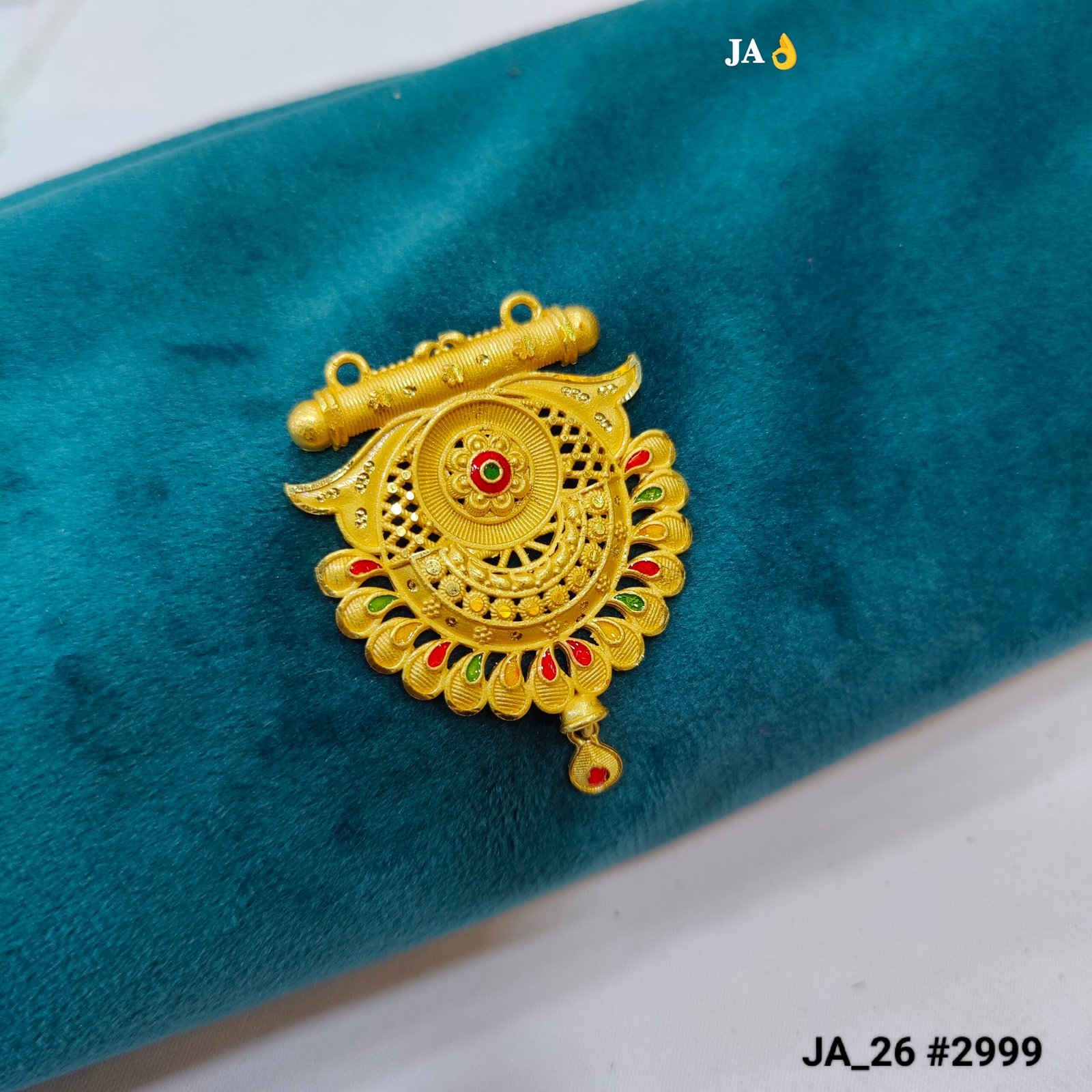 Ethnic Filigree Designer Pendant – DN-2999