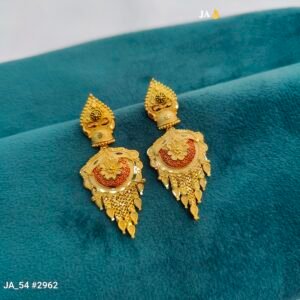 Royal Gold Plated Traditional Earrings DN-2962
