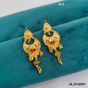 Luxury Gold-Plated Chandbali Earrings DN-2967