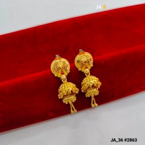 Artisan Round-Motif Meenakari Jhumkas DN- 2863