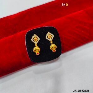 Luxury Gold-Plated Jhumka Earring DN - 2831