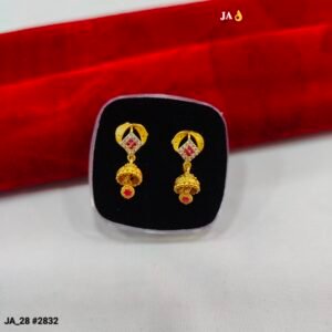 Elegant Moon-Diamond Drop Jhumkis DN - 2832