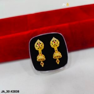 Designer Teardrop Flame Jhumkas DN - 2838