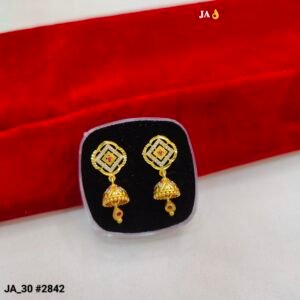 Lattice Golden Jhumkis DN - 2842
