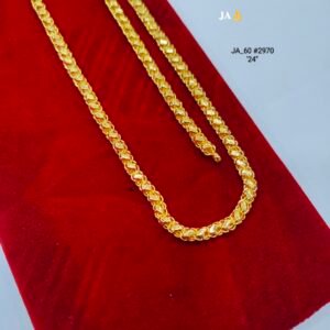 Elegant Gold Finish Designer Link Chain DN-2970