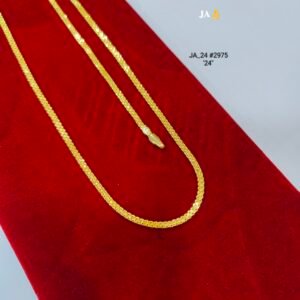 24-Inch Gold-Plated Popcorn Link Chain DN-2975