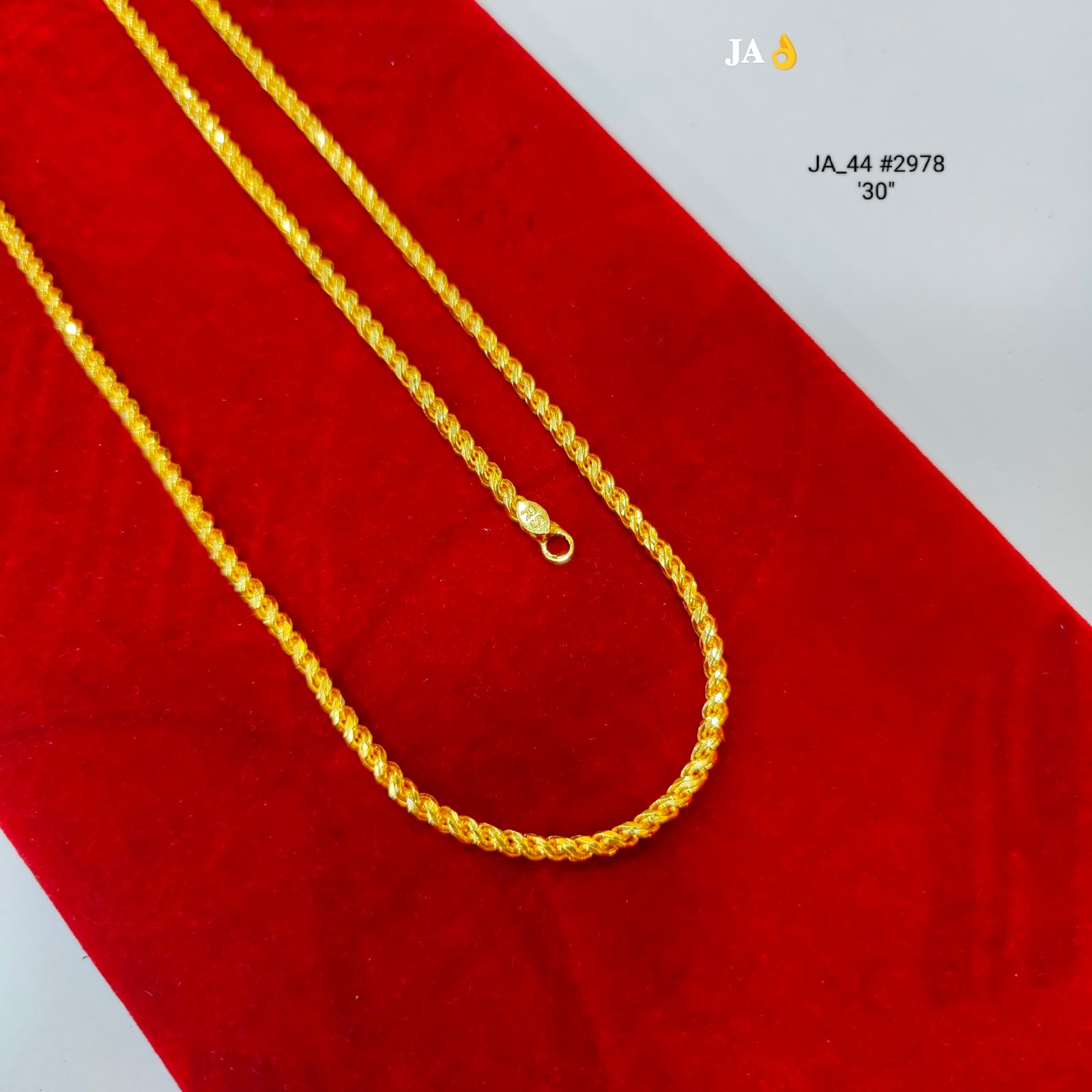 30-Inch Gold-Plated Classic Rope Chain DN-2978